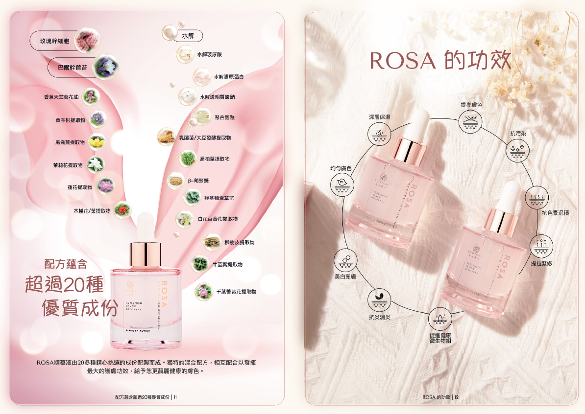 ROSA 玫瑰乾細胞精華液